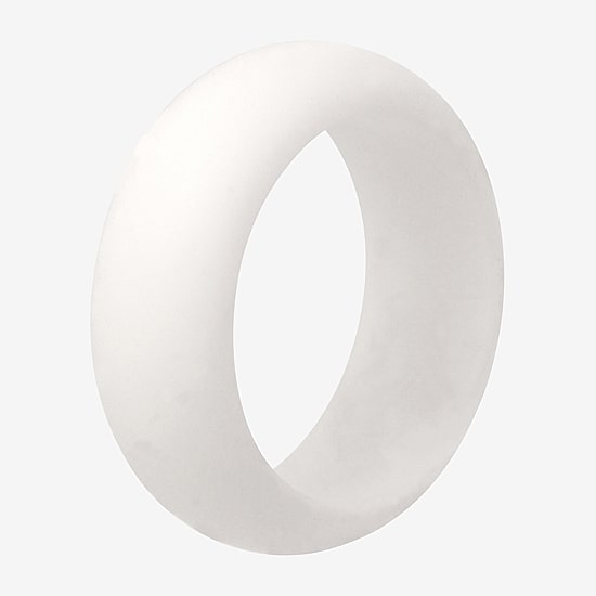 Mens 8MM Silicone Wedding Band