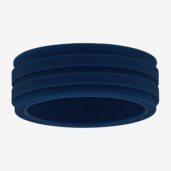 Mens 8MM Silicone Wedding Band
