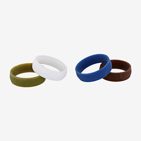 Mens 6MM Silicone Wedding Band