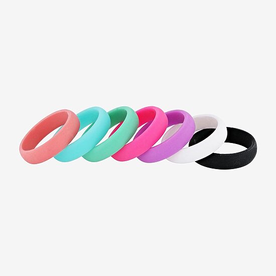 Womens 6MM Silicone Wedding Band
