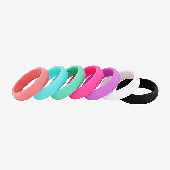 Womens 6MM Silicone Wedding Band