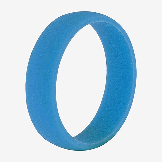 Womens 6MM Silicone Wedding Band