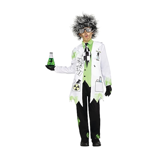 Little & Big Kid Boys Mad Scientist Costume