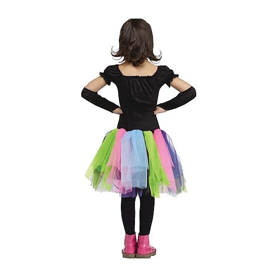 Toddler Girls Funky Punky Bones Tutu Costume