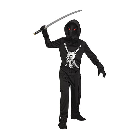 Little & Big Kid Boys Fade In/Out Ninja Costume
