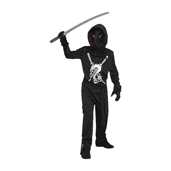 Little & Big Kid Boys Fade In/Out Ninja Costume