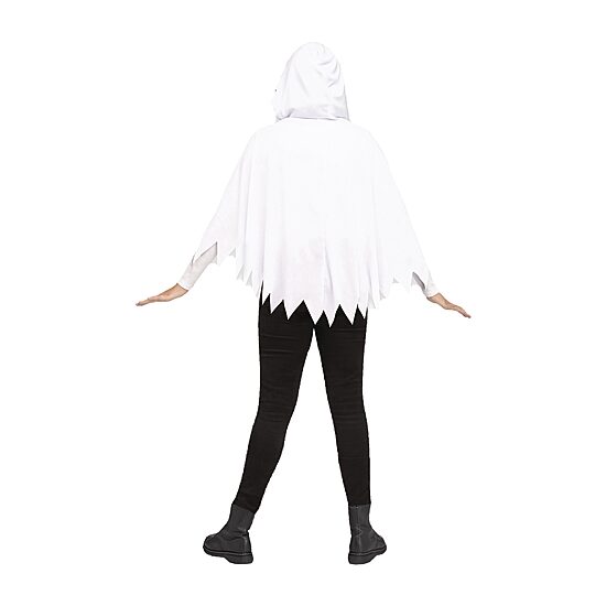 Womens Here For The Boos Only Poncho Costume
