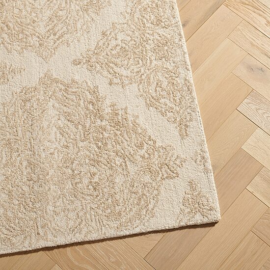 Martha Stewart Abel Floral Hand Tufted 6' X 6' Indoor Square Area Rug