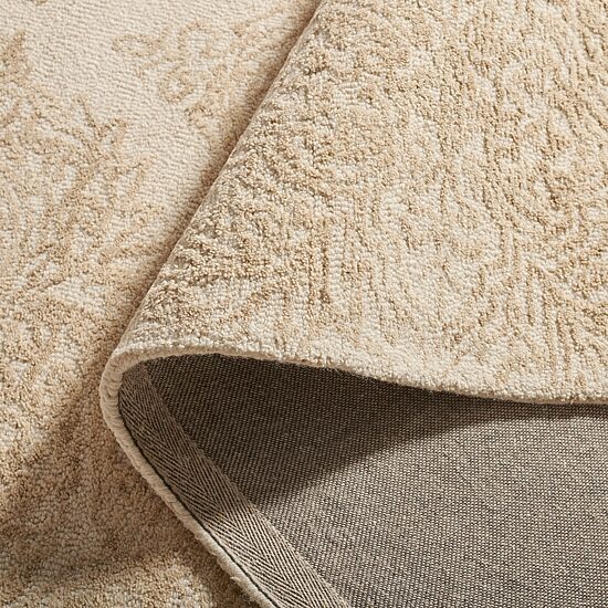 Martha Stewart Abel Floral Hand Tufted 6' X 6' Indoor Square Area Rug