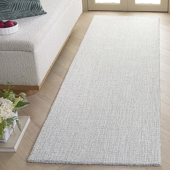 Martha Stewart Dania Solid Hand Tufted 27" X 96" Indoor Rectangular Runner