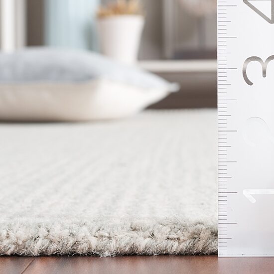 Martha Stewart Dania Solid Hand Tufted 6' X 6' Indoor Square Area Rug