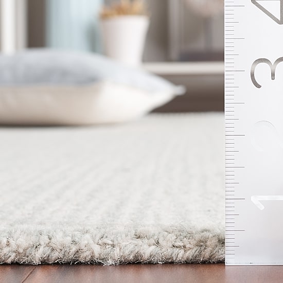 Martha Stewart Dania Solid Hand Tufted Indoor Rectangular Area Rug