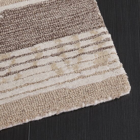 Martha Stewart Lizzie Stripe Hand Tufted Indoor Rectangular Area Rug