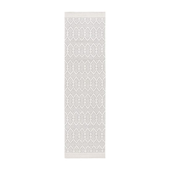 Martha Stewart Aria Bordered Loomed 27" X 96" Indoor Rectangular Runner
