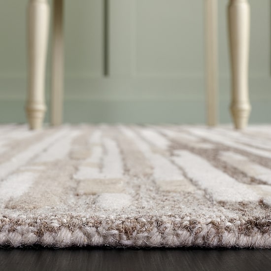 Martha Stewart Danica Stripe Hand Tufted Indoor Rectangular Area Rug