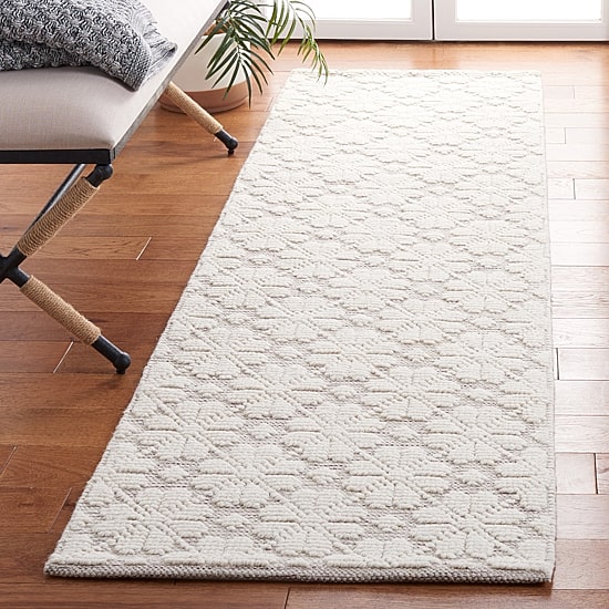 Martha Stewart Rana Floral Woven 27" X 96" Indoor Rectangular Runner