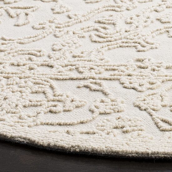 Martha Stewart Ella Medallion Hand Tufted 6' X 6' Indoor Round Area Rug