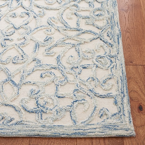 Martha Stewart Jada Floral Hand Tufted 27" X 96" Indoor Rectangular Runner