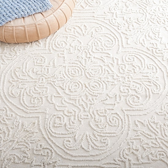 Martha Stewart Nora Medallion Hand Tufted 27" X 96" Indoor Rectangular Runner