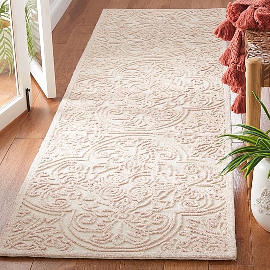 Martha Stewart Nora Medallion Hand Tufted Indoor Rectangular Accent Rug
