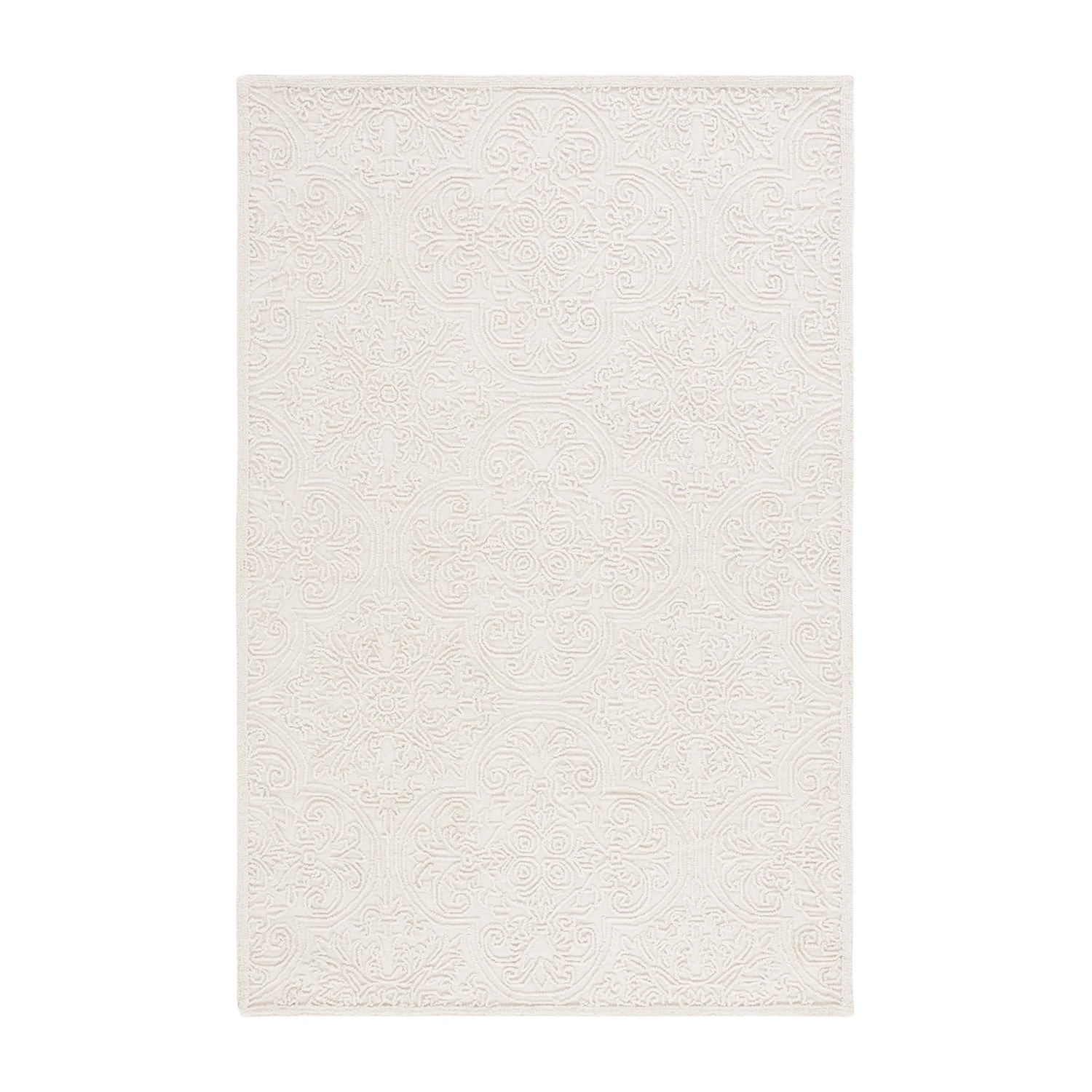 Martha Stewart Nora Medallion Hand Tufted Indoor Rectangular Accent Rug
