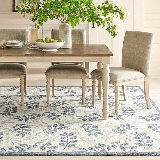 Martha Stewart Cora Floral Hand Tufted Indoor Rectangular Area Rug