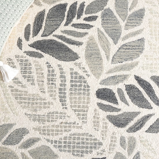 Martha Stewart Finn Floral Hand Tufted 36" X 60" Indoor Rectangular Accent Rug