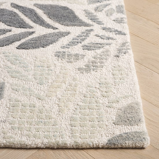 Martha Stewart Finn Floral Hand Tufted Indoor Rectangular Area Rug