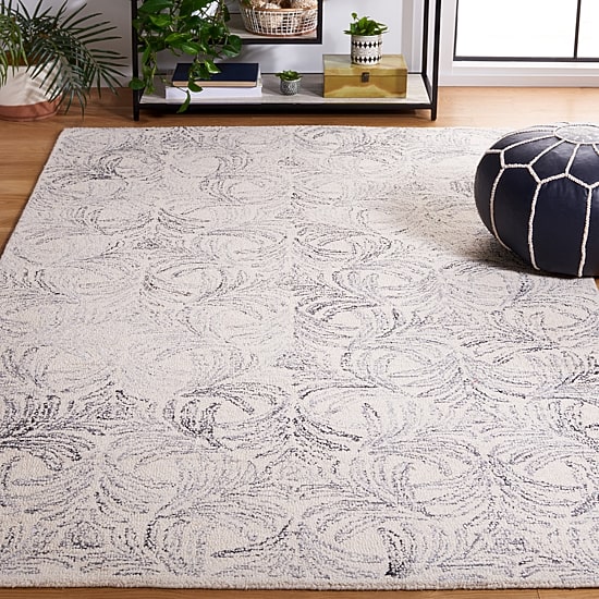 Martha Stewart Joy Floral Hand Tufted Indoor Rectangular Area Rug