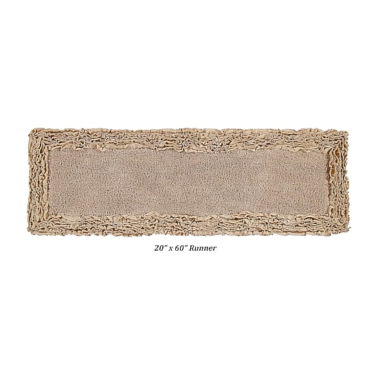 Better Trends Shaggy Border Mat Bath Rug