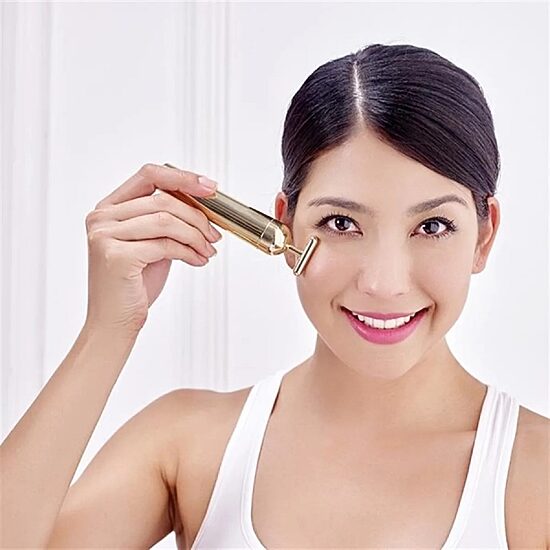 Prospera Gold Pulse Facial Massager