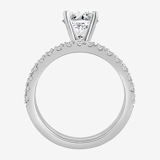 2  CT. T.W. Lab-Grown (F / VS2) Diamond Round Solitaire Bridal Set in 10K or 14K Gold