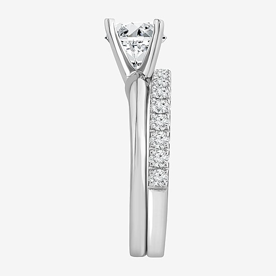 2  CT. T.W. Lab-Grown (F / VS2) Diamond Round Solitaire Bridal Set in 10K or 14K Gold