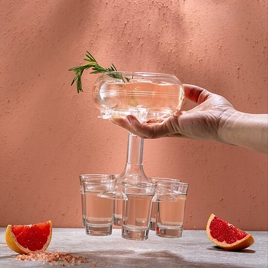 Joyjolt Shot 6 Glass Beverage Dispenser