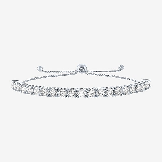 2 CT. T.W. or 3 CT.T.W. (G-H / SI2-I1) Lab-Grown Diamond Bolo Bracelet in 14K Gold