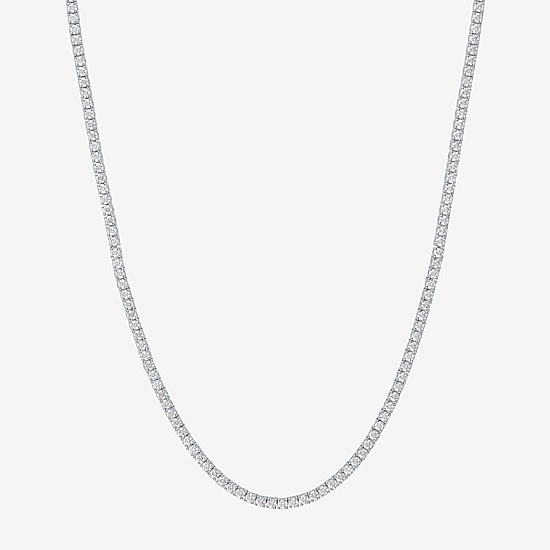 Diamond Addiction 10 CT.T.W. (G-H / Si2-I1) Lab Grown Diamond Tennis Necklace in 14K Gold