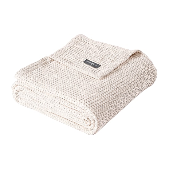 Eddie Bauer Solid 100% Cotton Blanket