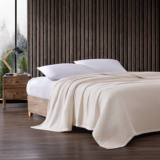 Eddie Bauer Solid 100% Cotton Blanket