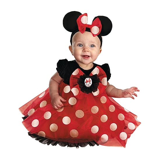 Baby Girls Deluxe Minnie Mouse Costume Set