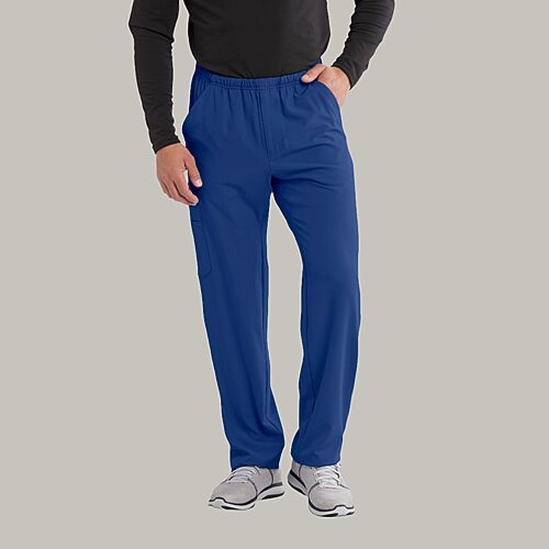 Skechers Sk0215 Structure 4-Pocket Zip-Fly Mens Short Tag Free Stretch Fabric Moisture Wicking Scrub Pant, X-large Short, Blue