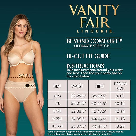 Vanity Fair® Ultimate Stretch Beyond Comfort 3 Pack Brief - 13431