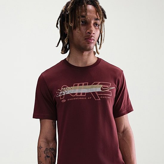 Nike Just Do It Mens Crew Neck Short Sleeve Regular Fit Graphic T-Shirt