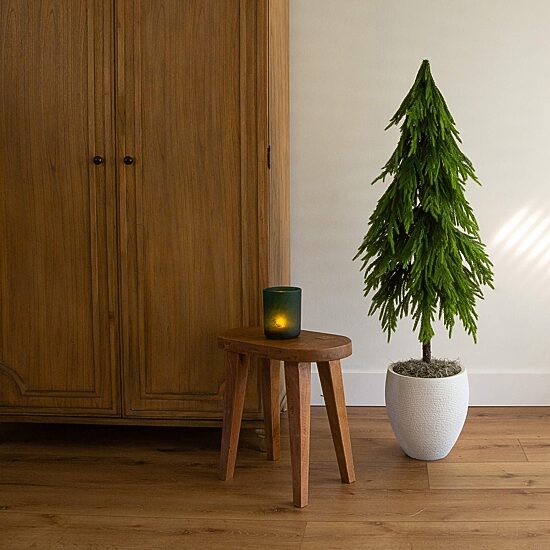 Nearly Natural 4 Foot Pine Christmas Tree