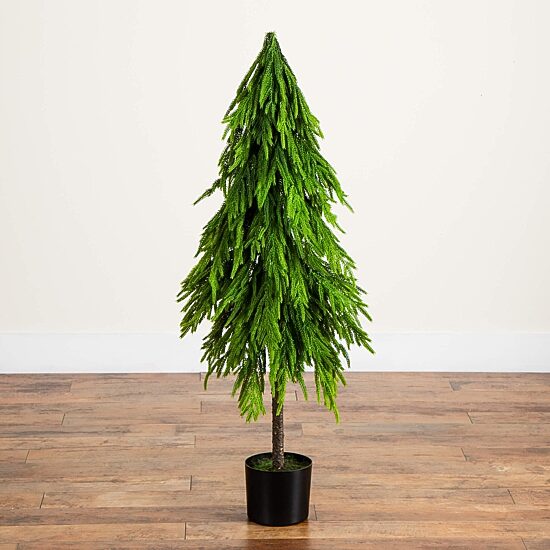 Nearly Natural 4 Foot Pine Christmas Tree