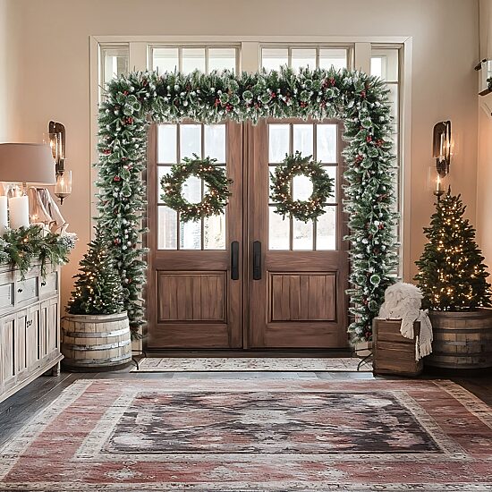 Nearly Natural 8 Foot Pine Christmas Tree