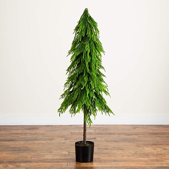 Nearly Natural 5 Foot Pine Christmas Tree