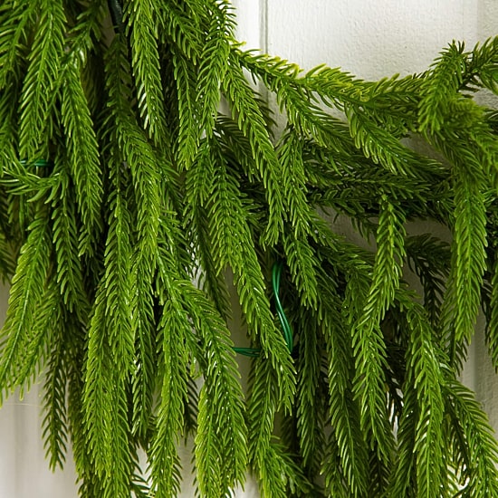 Nearly Natural Pre-Lit Wreath