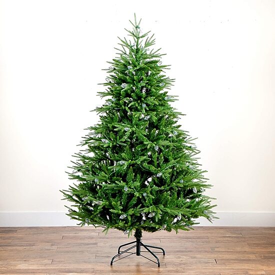 Nearly Natural 6 Foot Pre-Lit Multi-Function Lights Pine Christmas Tree