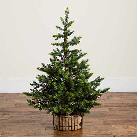 Nearly Natural 3 Foot Pine Christmas Tree