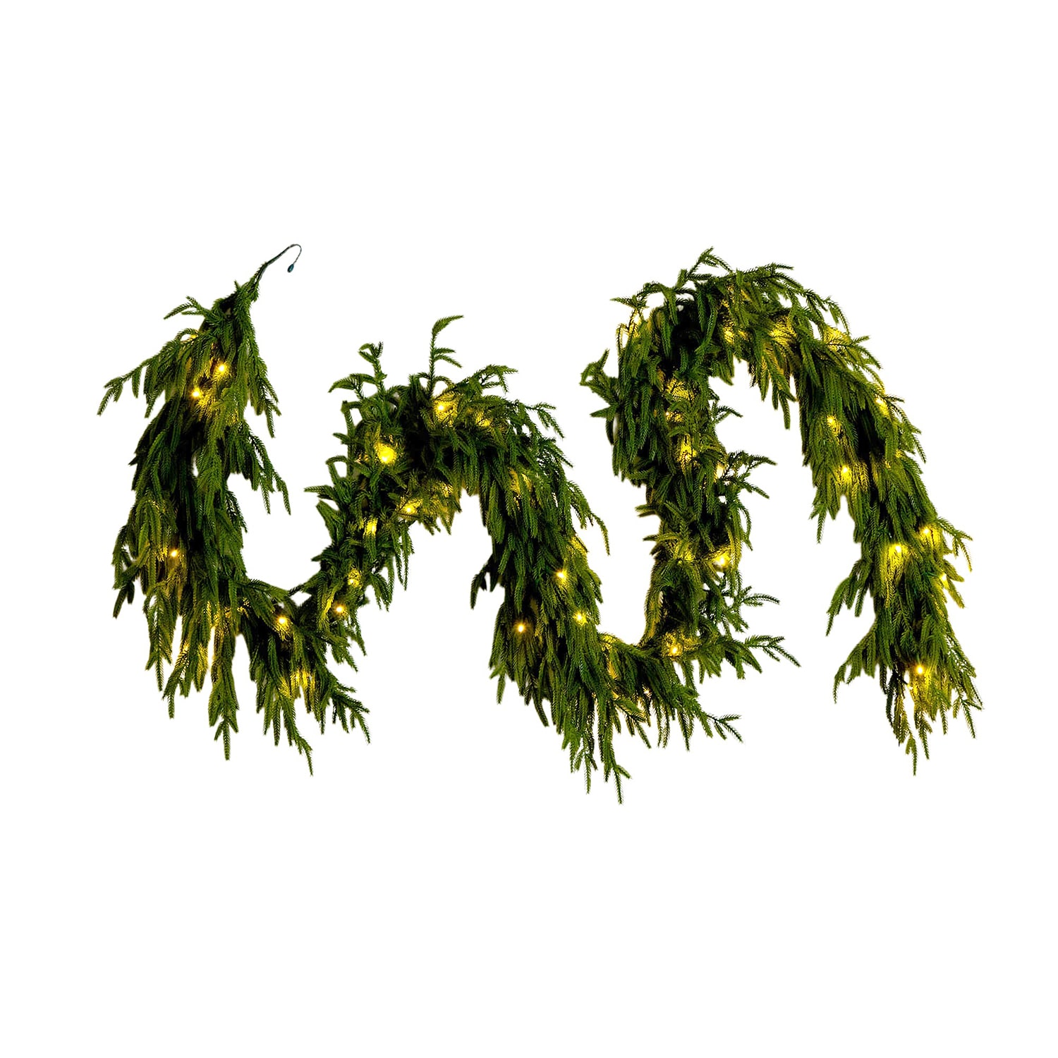 Nearly Natural Pre-Lit Wreath